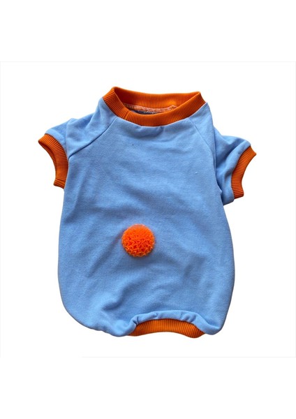 Ponçik Oval Yaka Tişört Kedi Kıyafeti Kedi Elbisesi fiyatları