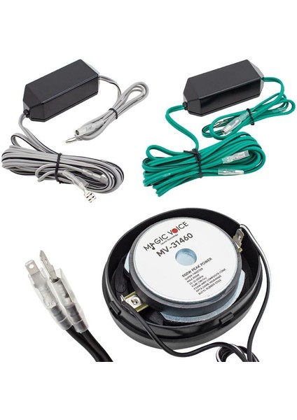 Magıcvoıce MV-31460 900 Watt Peak Power RMS:350 Watt 2lı Dome Oto Tweeter