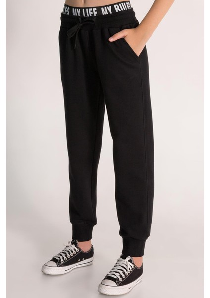 Dmb Kız Çocuk Tek Alt 10-15 Yaş Siyah