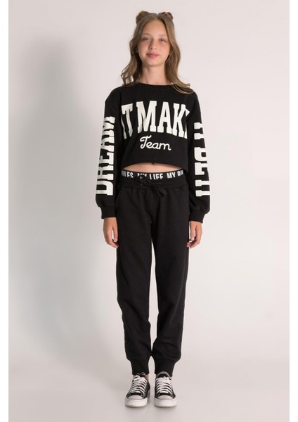 Dmb Kız Çocuk Tek Alt 10-15 Yaş Siyah modelleri