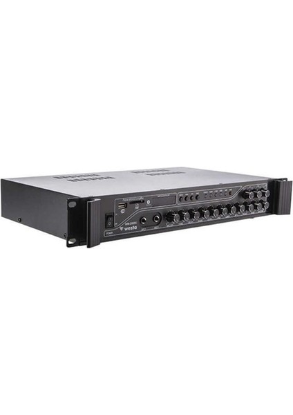 WM-2080U 200 Watt Trafolu 3 Bölge Kontrollü Mıxer Anfi