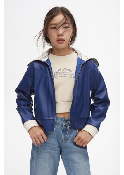 Kız Çocuk Azul Ceket 10-16 Yaş Indigo