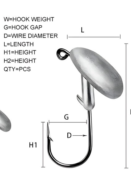 14 Gram 5 Adet Jig Head
