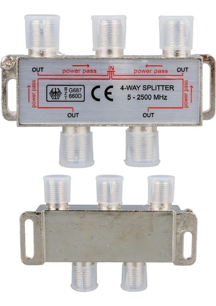 1/4 Splıtter 5-2500 Mhz Mag