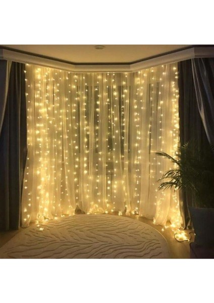 3 Metre Uzunluğunda Sarı Peri LED - Doğum Günü Parti ve Eğlenceli Etkinlikler Için