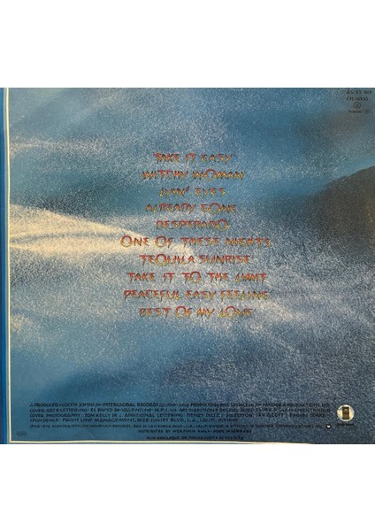 Eagles – Their Greatest Hits 1971-1975 Lp 1976 Baskı (Plak) fiyatları
