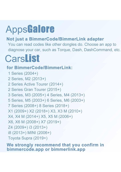 Bmw Uyumlu Arıza Tespit Cihazı Vlinker Bm+ V2.2 Bt4.0 Bimmercode Ios Android Windows