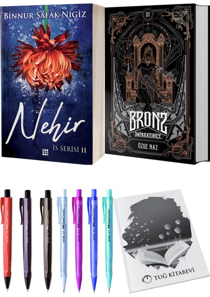 Bronz 3 İmparatoriçe (Ciltli) ve İs Serisi 2 Nehir (Ciltli) 2'li Set - Kalem