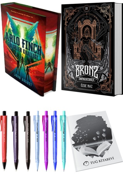Bronz 3 İmparatoriçe (Ciltli) ve Arlo Finch Gölgeler Krallığı (Ciltli) 2'li Set - Kalem