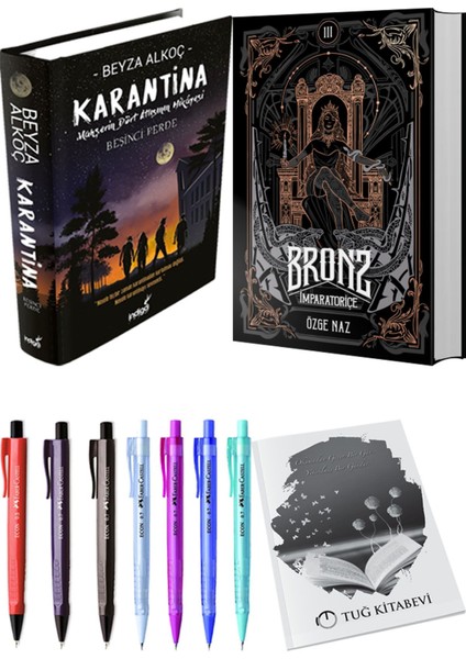 Bronz 3 İmparatoriçe (Ciltli) ve Karantina 5 (Ciltli) 2'li Set - Kalem