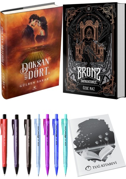 Bronz 3 İmparatoriçe (Ciltli) ve Doksan Artı Dört 2 (Ciltli) 2'li Set - Kalem