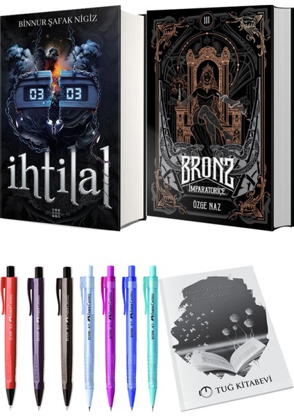 Bronz 3 İmparatoriçe (Ciltli) ve İhtilal 2 Zede (Ciltli) 2'li Set - Kalem