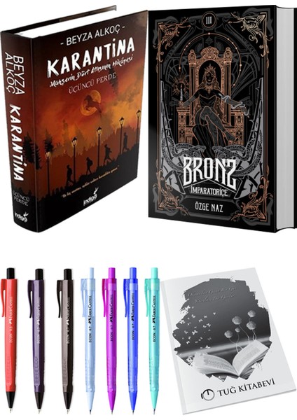 Bronz 3 İmparatoriçe (Ciltli) ve Karantina 3 (Ciltli) 2'li Set - Kalem