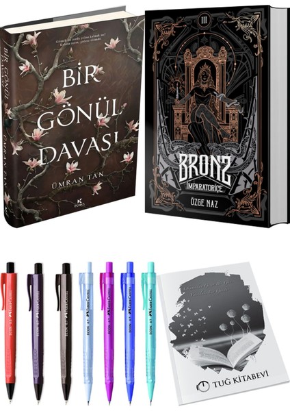 Bronz 3 İmparatoriçe (Ciltli) ve Bir Gönül Davası (Ciltli) 2'li Set - Kalem