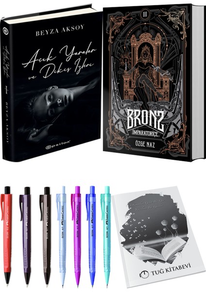 Bronz 3 İmparatoriçe (Ciltli) ve Açık Yaralar ve Dikiş Izleri (Ciltli) 2'li Set - Kalem