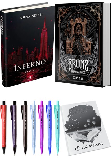 Bronz 3 İmparatoriçe (Ciltli) ve Inferno Kanto I (Ciltli) 2'li Set - Kalem