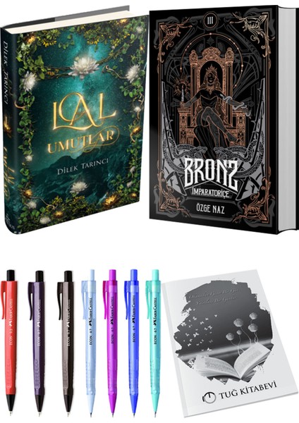 Bronz 3 İmparatoriçe (Ciltli) ve Lal Umutlar 1 (Ciltli) Dilek Tarıncı 2'li Set - Kalem