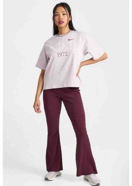 Nike sportswear Kadın Pembe Günlük Stil T-Shirt FQ6600-019 indirimleri