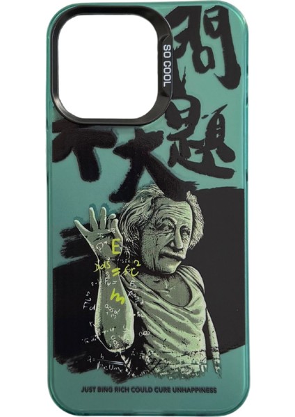 iPhone 14 Pro Max Uyumlu Wonderland Serisi Animasyon Karakteri Tasarımlı Sert Silikon Telefon Kılıfı