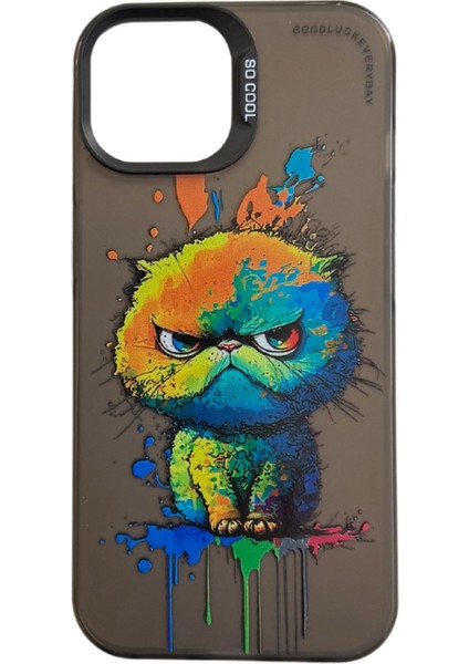 iPhone 11 Uyumlu Wonderland Serisi Animasyon Karakteri Tasarımlı Sert Silikon Telefon Kılıfı