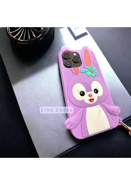 iPhon Ayfon 13 Pro Uyumlu Stella Lou Detaylı Anime Figürlü Yumuşacık Hamur Kılıf