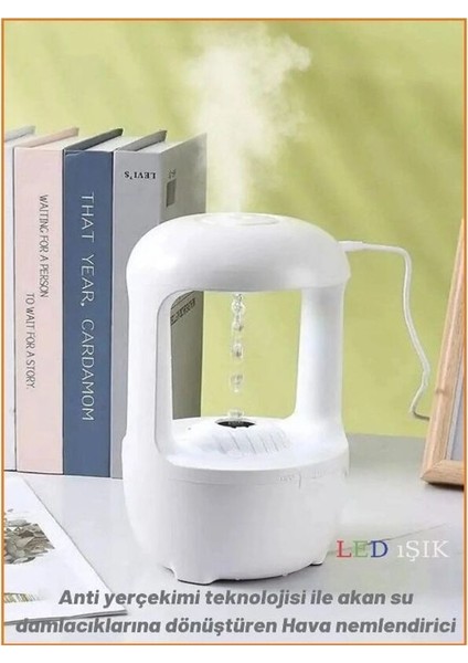 500ML Ulrasonik Hava Nemlendirici Anti-Yerçekimi Su Damlacık Tasarım Oda Buhar Makinesi Difüzörü