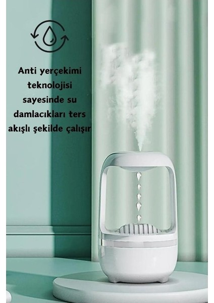 500ML Ulrasonik Hava Nemlendirici Anti-Yerçekimi Su Damlacık Tasarım Oda Buhar Makinesi Difüzörü fiyatları