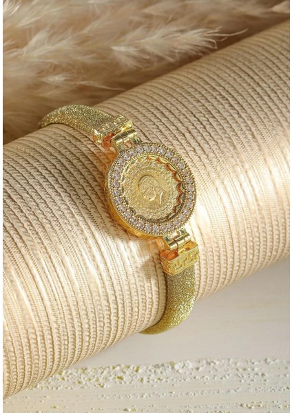 22 Ayar Yeni Tarih Çeyrek Altın Bileklik