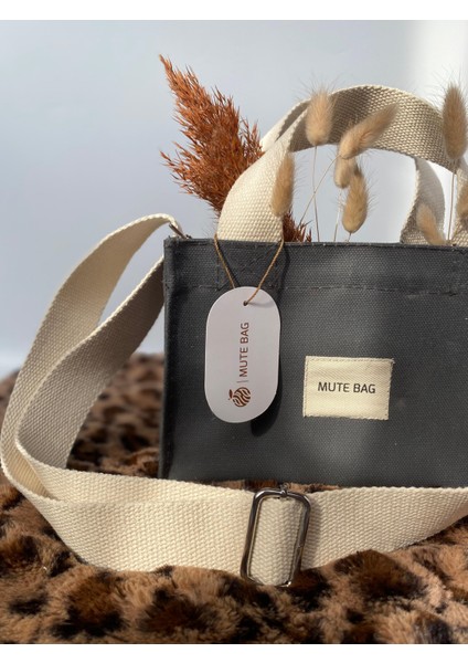 Mutebag Classic Mini Mumlu Kanvas Kadın Omuz ve El Çantası