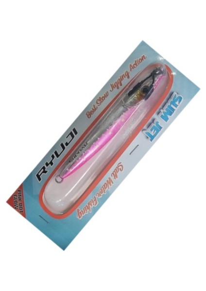 Ryujı Slım Jet Jıg 30GR, Pınk Dot Glow