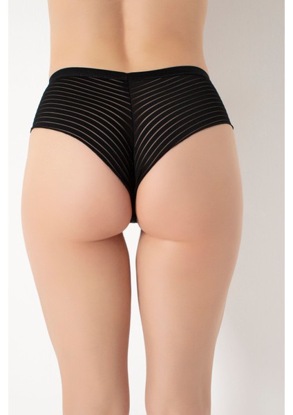 Yüksek Bel Brazilian Bikini Çizgili Kumaş 946 fiyatları