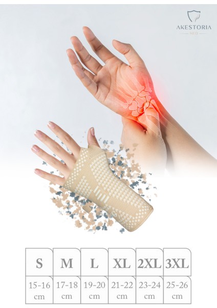 Spor El Bilek Desteği Ve Bandajı Bej Rengi Tek Parça Sd-003 fiyatları
