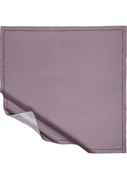 Ipekevi Twill Ipek Eşarp - Çerçeve - Puslu Leylak