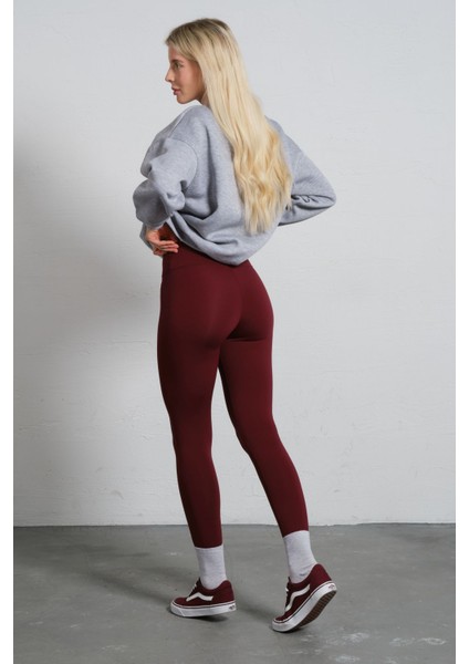 Ekstra Yüksek Bel Toparlayıcı Karyoka Dikişli Kışlık Içi Polar Push Up Kadın Tayt @simena indirimleri