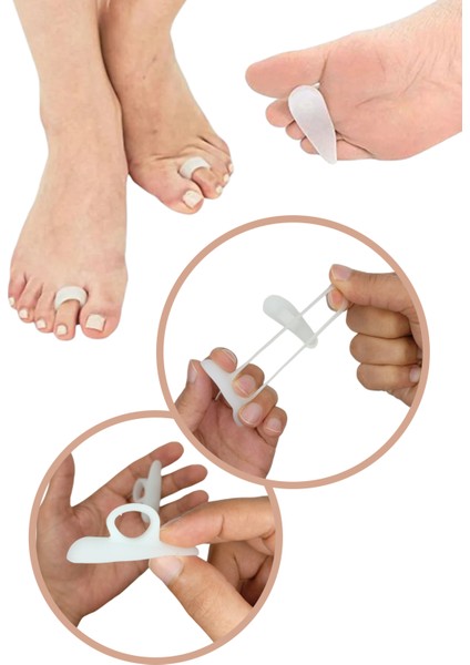 Çift Çekiç Parmak Yastığı Rahatsızlığı Pedi FC-018