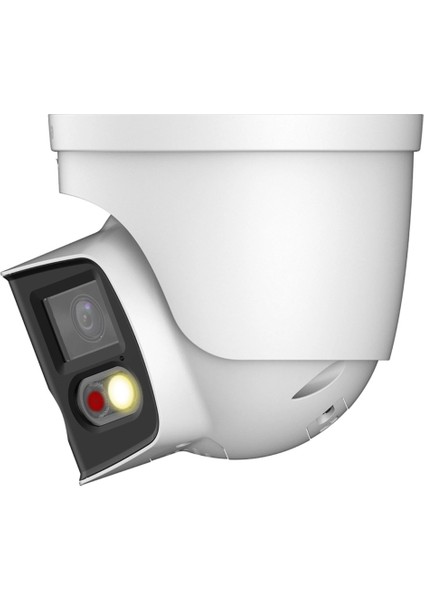 IPC-PDW3849-A180-AS-PV 2 x 4 mp IX 2,8 mm Lens H265+ 25 mt Gece Görüşü IP67 Dahili Mikrofon Tioc Duo Süper Geniş Açı Dome Ip Kamera