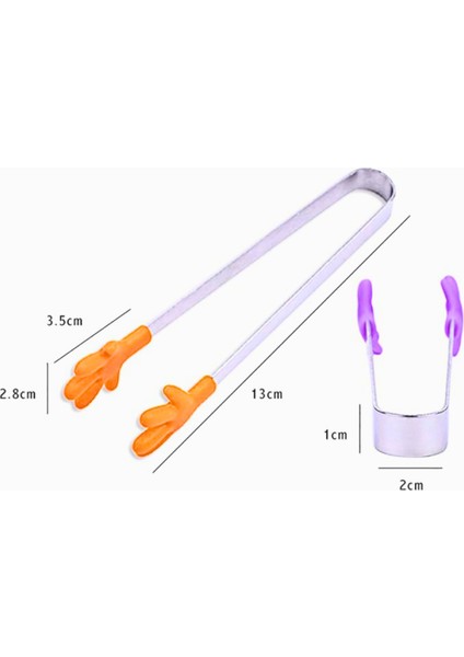 El Şeklinde Mutfak Yemek Hazırlama Maşası Paslanmaz Çelik Silikon Başlıklı Mutfak Sofra Gereci fiyatları