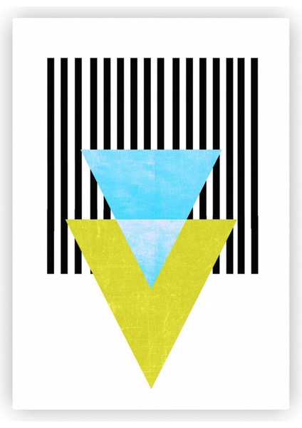 Piramit V Ahşap Poster 20 x 29 cm