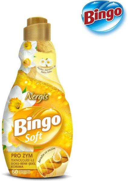 6'lı Karma Bingo Soft Konsantre Çamaşır Yumuşatıcısı
