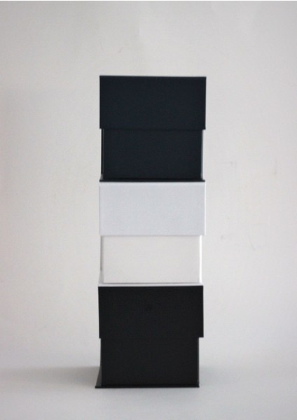 Hediye Kutusu Boş Mıknatıslı Kapak Mat Lamine Siyah fırsatları