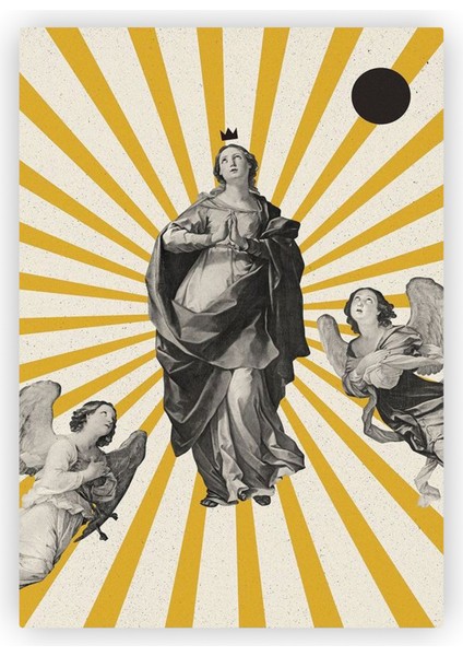 Hz. Meryem The Immaculate Conception Ahşap Poster 20 x 29 cm
