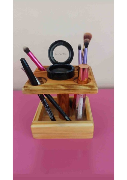 Çok Amaçlı Masaüstü Makyaj Kalem Dişfırçalık Organizer Stand