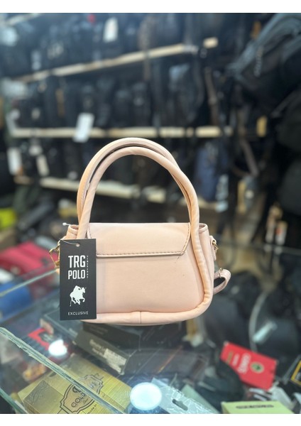 Polo Kadın Soft Deri Mini Gold Kapamalı Çapraz Omuz ve El Çantası modelleri