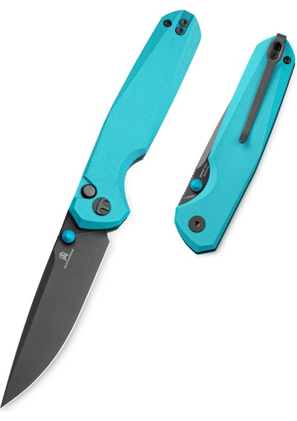 Velıx BMK07D: 3.315" 14C28N Çelik Çakı, G10 Sap, Düğme Kilidi, Flipper