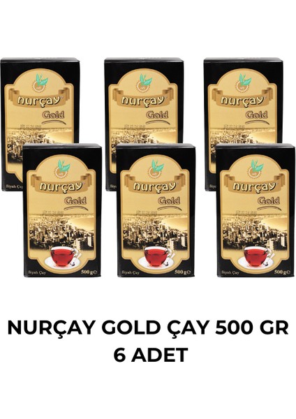 Gold Hediyelik ÇAY500 Gr-6 Adet