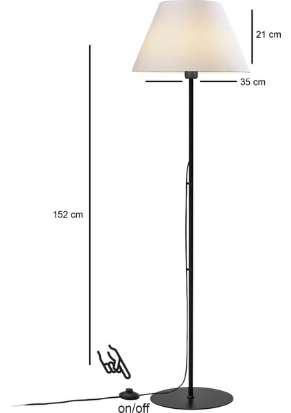 Mono Metal Lambader Ekru Krem Başlık 241801