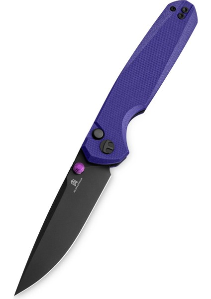 Velıx BMK07F: 3.315" 14C28N Çelik Çakı, G10 Sap, Düğme Kilidi, Flipper