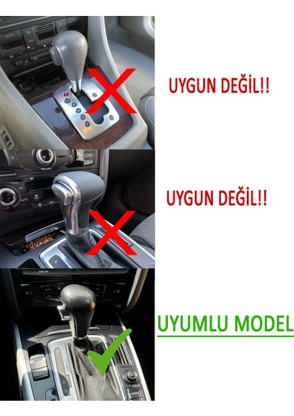 Audi Otomatik Vites Kaplama Kılıf A3-A4-A5-A6-Q5-Q7 modelleri