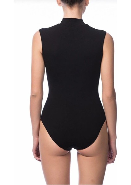 2950 Kadın Sıfır Kol Boğazlı Çıtçıtlı Body 6 Adet