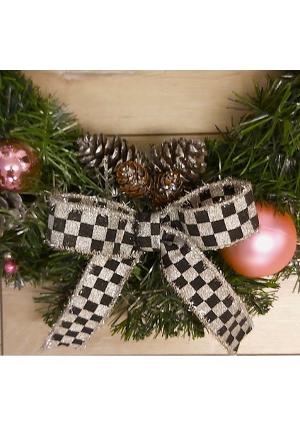 Yılbaşı Kapı Süsü Çelenk 40CM Büyük Garland fırsatları